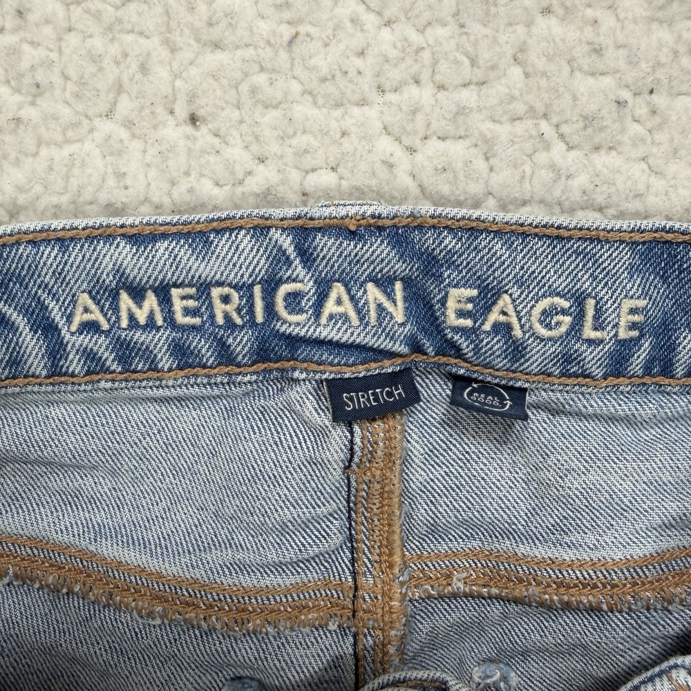 American Eagle‎ Barrel Jeans Women's 2 (29x26) Casual Streetwear Boho Wide Leg - Picture 6 of 12